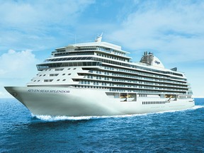 A rendering of Seven Seas Splendor scheduled for delivery during in 2020.