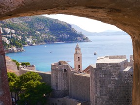 The most photogenic perspective on Dubrovnik is from the walls that surround the old town.