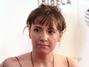 Lena Dunham attends the 'My Art' premiere during 2017 Tribeca Film Festival at Cinepolis Chelsea on April 22, 2017 in New York City. (ANGELA WEISS/AFP/Getty Images)