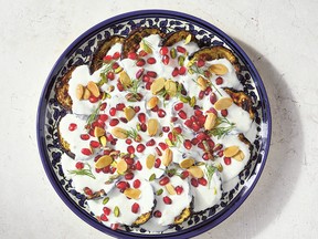 Eggplant, yogurt and nut salad from The Palestinian Table by Reem Kassis.