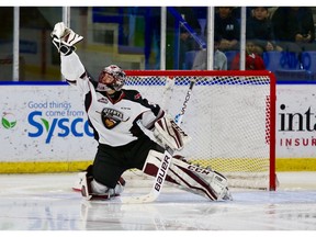 Giants goalie David Tendeck spearheaded a Vancouver victory on Tuesday night