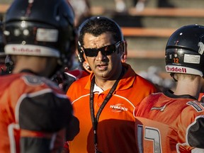 The New Westminster Hyacks have advanced to the Subway Bowl AAA final next Saturday, and they did it without head coach Farhan Lalji (above) would was in Ottawa covering the Grey Cup for TSN.