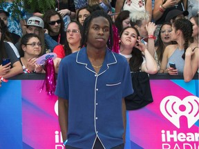 Daniel Caesar arrives at the iHeartRadio Much Music Video Awards on Sunday, June 18, 2017, in Toronto, Canada.