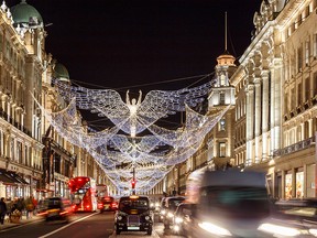 Christmas lights in Mayfair, London will get even the scroogiest in the spirit of the season.