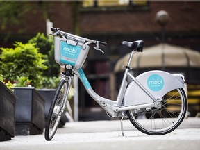 Vancouver's new bike-share program will be called Mobi, which stands for 'more bikes'. [PNG Merlin Archive]