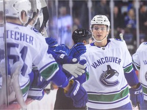 Jake Virtanen's speed, shot and confidence have been steadily growing.