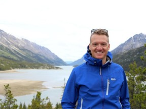 Blake Snow, author of Log Off: How To Stay Connected After Disconnecting, enjoying the Canadian outdoors.