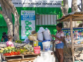 Plastic Bank-branded market opens in Haiti.