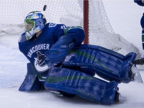 A shot by Calle Jarnkrok sails past Anders Nilsson during 7-1 drubbing Wednesday.