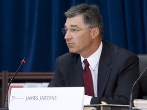 Jim Jardine testifies at public hearings during the Commission of Inquiry into the Investigation of the Bombing of Air India Flight 182, on Sept. 18, 2007. Jardine died Nov. 29 at age 70.