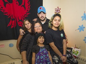 Shannon Mack her husband Justin and their three children: Mary, 15, Peaches, 8 an Cedar, 5.