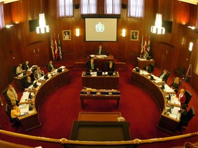 The Council Chambers at Vancouver City Hall.