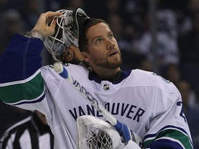 Jacob Markstrom believes things are looking up in a contract year with the Canucks.