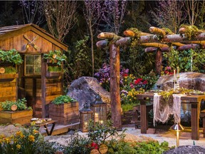 Titled An Evening in the Mountains, this display garden won the People's Choice Award and the Professionals' Choice Award at a previous Northwest Flower and Garden Show.