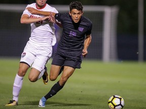 University of Washington defender Justin Fiddes was the Whitecaps first selection, 17th overall, in the 2018 MLS SuperDraft.