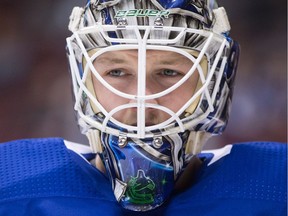 Vancouver Canucks goalie prospect Thatcher Demko.