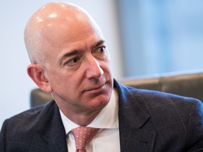 Jeff Bezos's net worth reached US$105.1 billion Monday.
