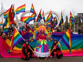 Whistler Pride ski out and village parade.