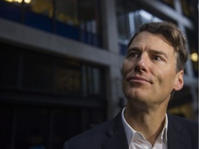 Mayor Gregor Robertson announces new, affordable rental housing projects for people living in Vancouver's Downtown Eastside on Jan. 16, 2018.