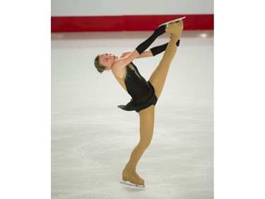 Vasilisa Matantseva from B.C. / Yukon performs in Junior Women on January 10.