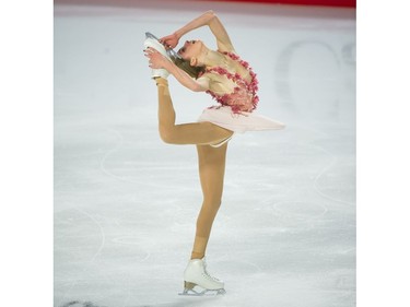 Hannah Dawson from Ontario performs in Junior Women on January 10.