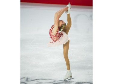 Hannah Dawson from Ontario performs in Junior Women on January 10.