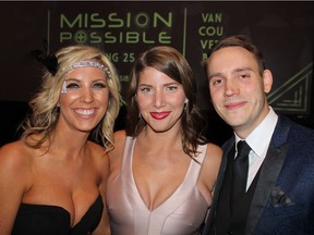 Mission Possible committee members Jennifer Ottevangers, Rachel Nelson and Jason Nelson were excited their group's ninth annual dinner and auction — held at the Hyatt Regency Hotel — raised $176,000 for the humanitarian agency's ongoing efforts in Vancouver.