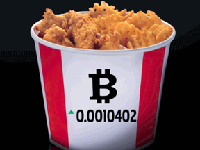 KFC Canada jumps on the cryptocurrency bandwagon.