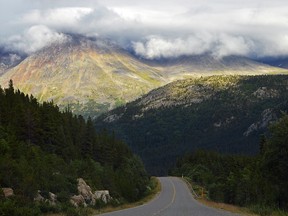 The drive from Skagway to Whitehorse is 176 scenic kilometres of good road.