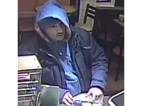 Surrey RCMP is requesting the public’s assistance in identifying a suspect who allegedly robbed a restaurant chain this past November in the Newton area of Surrey.