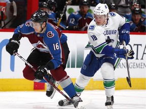 Jake Virtanen is making better decisions with the puck and with his drive toward net.