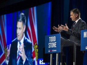 Liberal leader candidate Todd Stone at the Westin Bayshore Tuesday evening for the BC Liberal Party leadership debate.