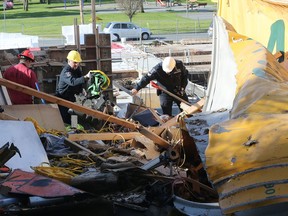 A propane tank stored inside a shipping container on a Saanich construction site 'became a bomb,' according to a WorkSafeBC video about a 2013 incident in which the explosion sent one of the container's heavy metal doors across the street into a public park.