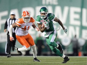 Former Saskatchewan Roughrider Ricky Collins Jr. #3 has been signed by the B.C. Lions in free agency.