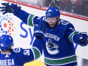 Thomas Vanek is second in Canucks scoring and is their first trade chip to play Monday.