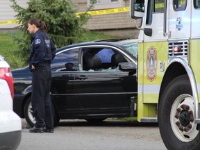 A 19-year-old student was shot while sitting in his black BMW at 86A Ave. and 140th St in Surrey on April 4, 2016.