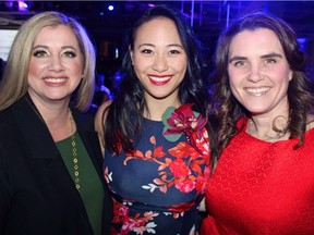 Entrepreneurs Nicole Smith of Flytographer, Valerie Song of AVA Technologies and Julia Dexter of Squiggle Park made their pitches for a $25,000 capital injection into their budding businesses at the Forum for Women Entrepreneurs gala at the Fairmont Hotel Vancouver.
