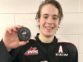 Ty Ronning was at it again Wednesday for the Vancouver Giants, scoring twice in a 4-2 win over the Portland Winterhawks in Portland.