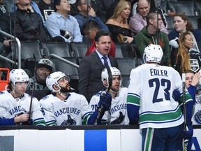 Vancouver Canucks head coach Travis Green's team has gone three games without scoring a goal.