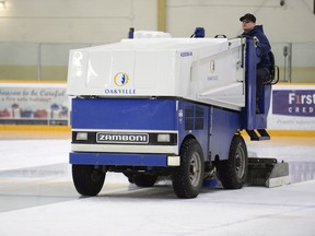 Months after an ammonia leak killed three men at an ice rink in southeastern British Columbia, some industry experts are raising concerns about the staffing and inspections of arenas using the hazardous gas. A Zamboni cleans the ice surface at a rink in Oakville, Ont.