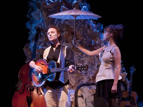 Steve Charles and Lauren Bowler in a previous production of Chelsea Hotel: The Songs of Leonard Cohen.