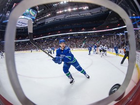 Nikolay Goldobin had a big night for the Canucks on Saturday in a 5-3 loss to the Sharks. Ed Willes believes it's time to focus on the kids as the Canucks' plan to have veterans provide a supporting environment just isn't working.