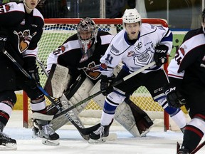 Vancouver Giants netminder Trent Miner, who was a star in Game 1 Friday, let in five goals on 26 shots Saturday as the Victoria Royals won 5-4 to tie the best-of-seven quarter-final series 1-1. Game 3 is Tuesday in Langley..