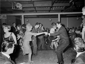 Sept. 26, 1966. Patrons dance at the Pink Pussycat Cabaret in Vancouver. The Pink Pussycat was one of many nightclubs in the '60s that operated as a "bottle club," allowing customers to smuggle in their own alcohol because the club didn't have a liquor licence. George Diack/Vancouver Sun