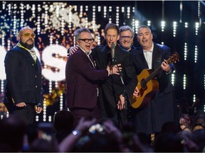 Barenaked Ladies at the 2018 Juno Awards at Rogers Arena in Vancouver, March 25, 2018.