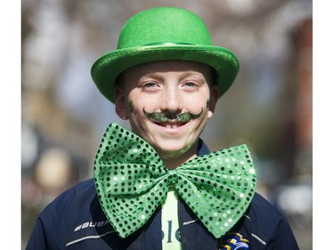 James Bradley smiles as he attends the St. Patrick's Day party at the Blarney Stone, Vancouver, March 17 2018.
