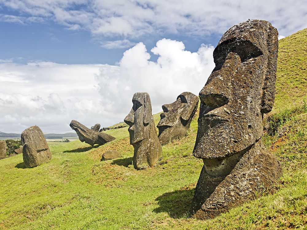 Wandering amid Easter Islands’ Stone Heads, One Glimpses How a World