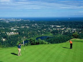 Golfers test their mettle at The Westin Bear Mountain Victoria Golf Resort & Spa.