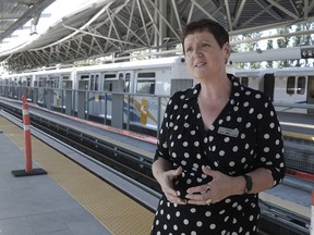 Vivienne King is stepping down from her role as president of SkyTrain to return to her home in Australia.