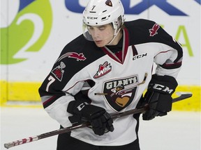 Ty Ronning received the Doug Wickenheiser Memorial Trophy Wednesday as the WHL's humanitarian of the year.